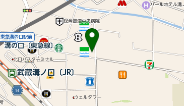 七宝麻辣湯 溝の口店の地図画像