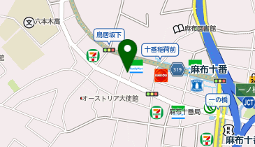 七宝麻辣湯 麻布十番店の地図画像