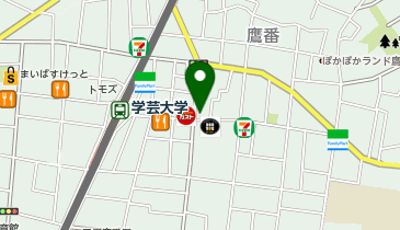 七宝麻辣湯 学芸大学店の地図画像