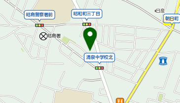 あんずお肉の工場直売所 昭島店の地図画像