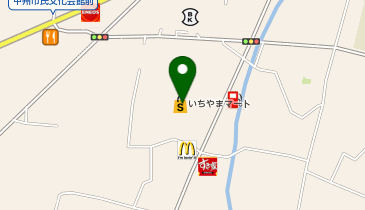 いちやまマート 塩山店の地図画像