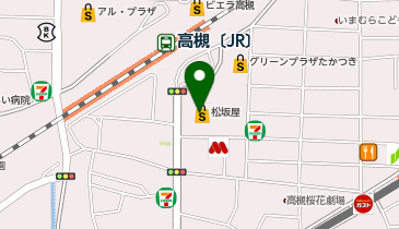 URBAN EARTH BBQ 松坂屋高槻店の地図画像