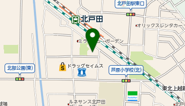YDC DANCE STUDIO 北戸田校の地図画像