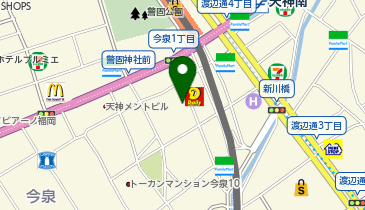リアル脱出ゲーム福岡店の地図画像