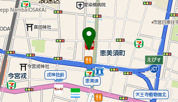 リアル脱出ゲーム大阪恵美須町店の地図画像