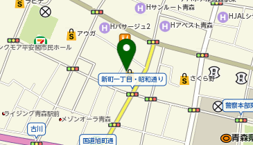 ミュゼプラチナム 青森THREE店の地図画像