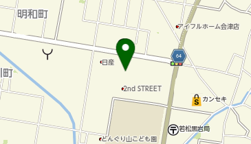 ミュゼプラチナム 会津若松店の地図画像