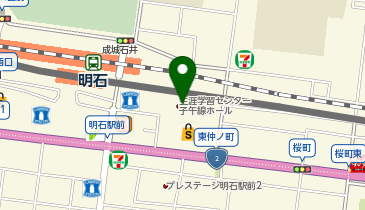 ミュゼプラチナム アスピア明石店の地図画像