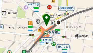 ミュゼプラチナム 本厚木駅前店の地図画像