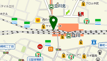 PAOPAO ecute立川店の地図画像