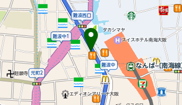 クラヴマガ 大阪なんばスタジオの地図画像