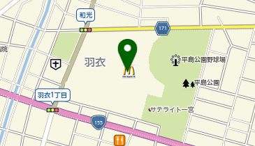 こどもっちパーク ビバホーム一宮店の地図画像