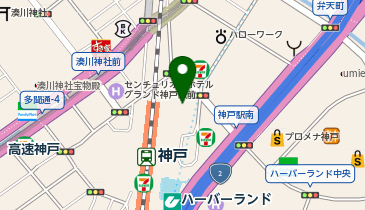 こどもっちパーク こうべパークの地図画像