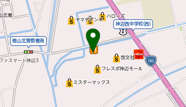 こどもっちパーク ふくやまパークの地図画像
