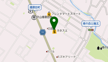 カネスエ 守山店の地図画像