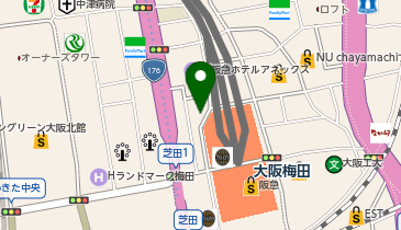 しんぱち食堂 阪急梅田店の地図画像