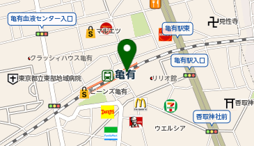 しんぱち食堂 亀有店の地図画像
