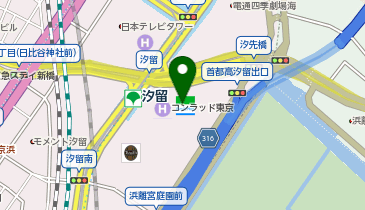 しんぱち食堂 汐留店の地図画像