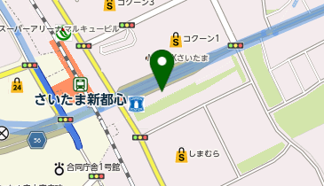 Bios さいたま新都心店の地図画像