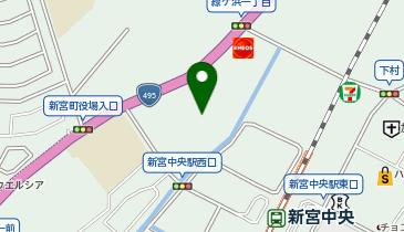 フィットネスジムFIT365 アーバンモール新宮中央の地図画像
