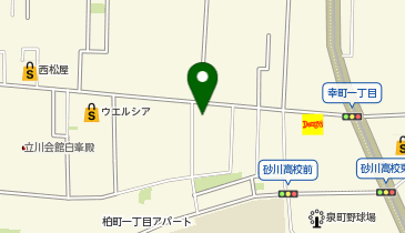 フィットネスジムFIT365 立川柏町の地図画像