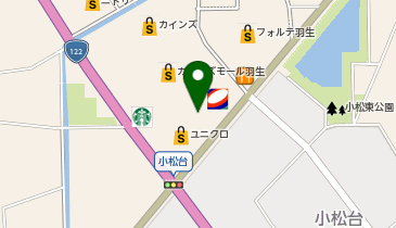 フィットネスジムFIT365 羽生の地図画像