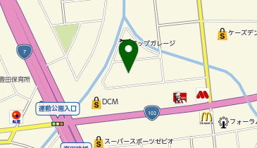 フィットネスジムFIT365 弘前城東の地図画像