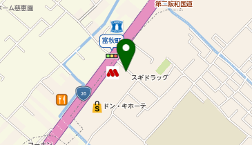 フィットネスジムFIT365 和泉富秋の地図画像