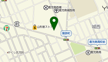 フィットネスジムFIT365 鹿児島城西の地図画像