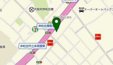 フィットネスジムFIT365 東岸和田の地図画像