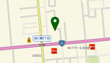 フィットネスジム FIT365 北見三輪の地図画像