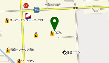 フィットネスジムFIT365 名取の地図画像