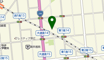 フィットネスジムFIT365 帯広大通の地図画像