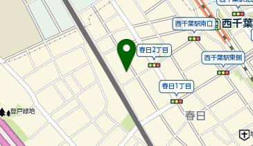 グリーンリーフ 西千葉店の地図画像