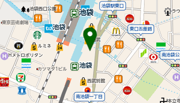 エルメス・イン・カラー 西武池袋本店の地図画像