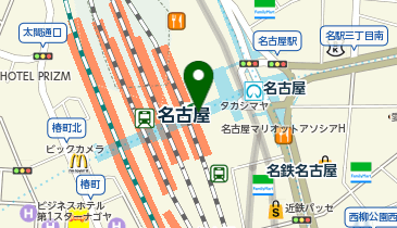 エルメス ジェイアール名古屋タカシマヤ店の地図画像