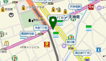 セイバン 福岡の地図画像