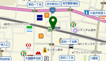 ねこねこチーズケーキ 京王府中店の地図画像