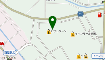 ねこねこチーズケーキ イオンモール福岡店の地図画像