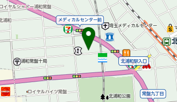ファディー北浦和店の地図画像