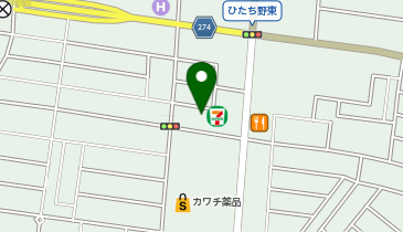 ファディーひたち野うしくの地図画像