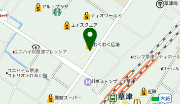 ファディー草津エイスクエアの地図画像