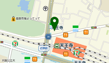 マーチャオ&xi;天王寺店の地図画像