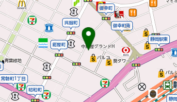 マーチャオトパーズ静岡店の地図画像