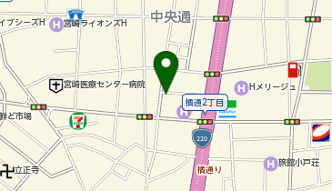 マーチャオレッド宮崎店の地図画像
