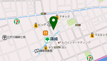 パンダ薬局 篠崎店の地図画像