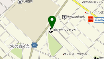 ワンストップゴルフアカデミー札幌校の地図画像