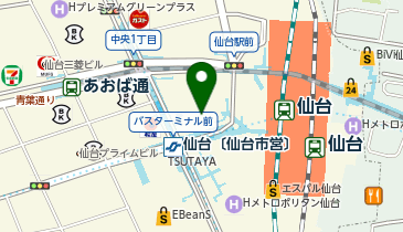 開運館E&E 仙台ロフト鑑定所の地図画像