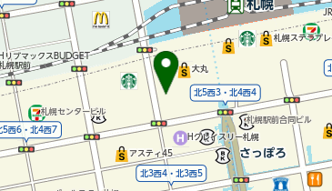 開運館E&E 札幌アピア鑑定所の地図画像