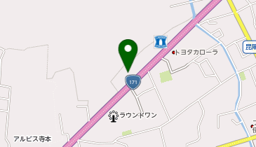 新車市場 伊丹昆陽店の地図画像